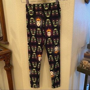 LULAROE Girls Snow White Evil Queen Leggings-Tween